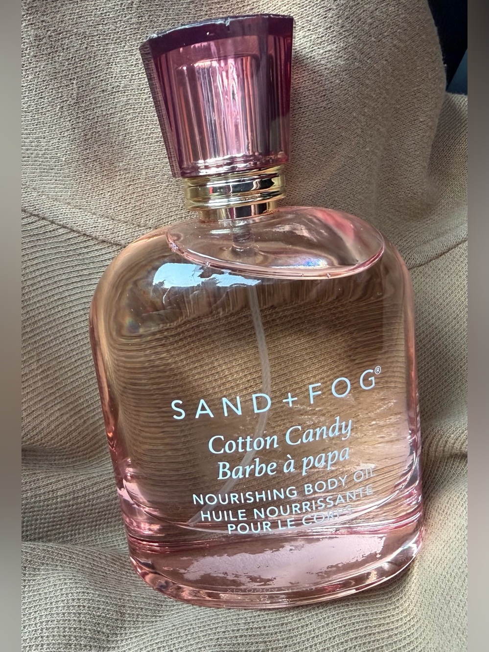 ✨New✨Sand + Fog: Nourishing Body Oil- Cotton Candy (100mL glass bottle)